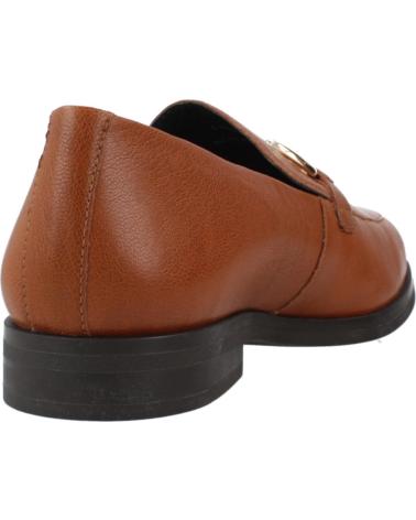 GEOX D CLORIDIE C6001 BROWN LOAFER WITH METALLIC DETAIL C6001