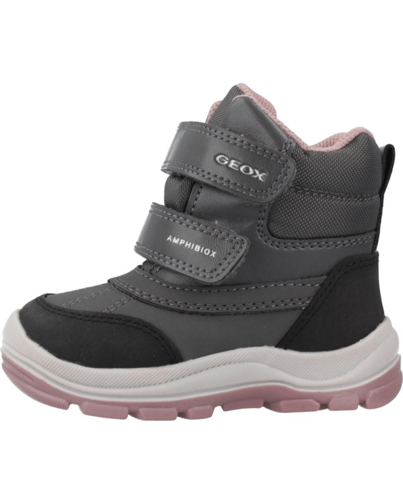 GEOX KIDS BOOTS B FLANFIL GIRL B ABX GREY C9A8F C9A8F
