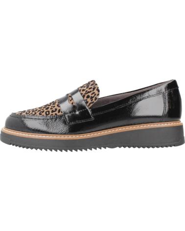 MOCASSINS PITILLOS MODELO 10762P PRETO COM ESTAMPA ANIMAL NEGRO