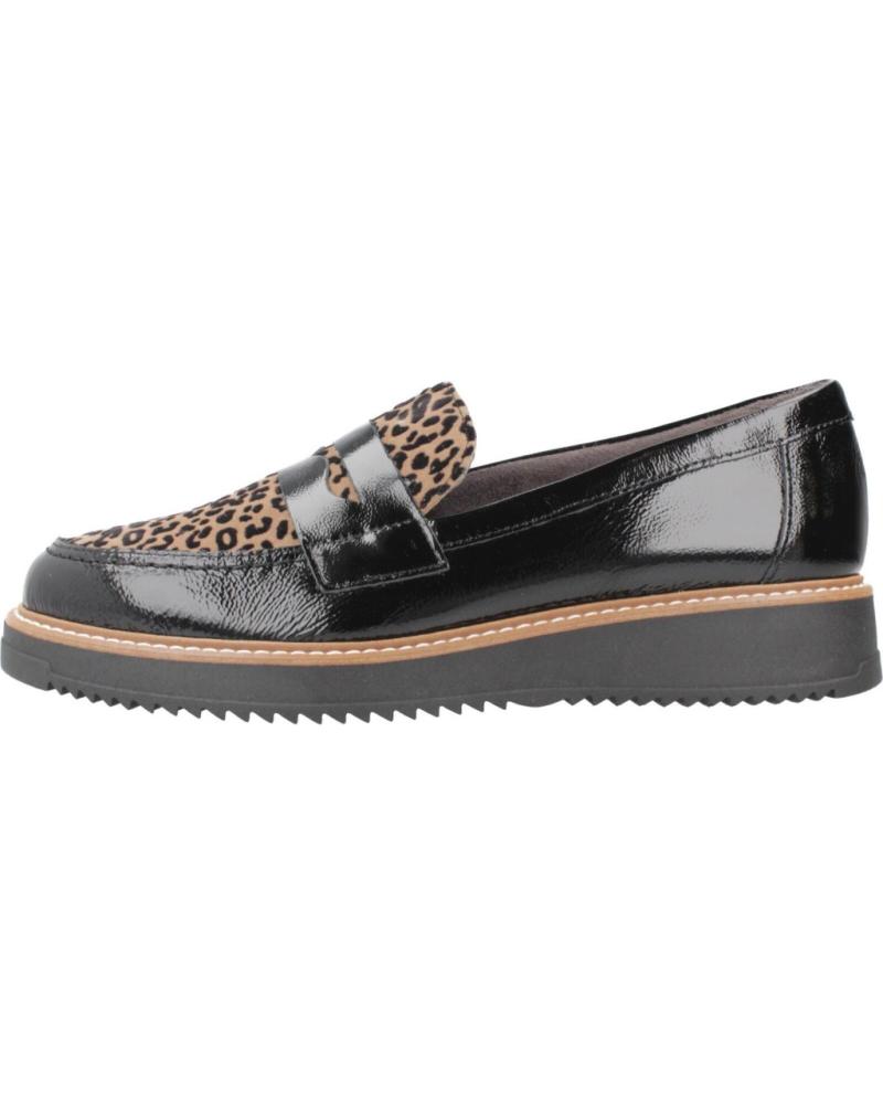 MOCASSINS PITILLOS MODÈLE 10762P NOIR AVEC IMPRIMÉ ANIMAL NEGRO