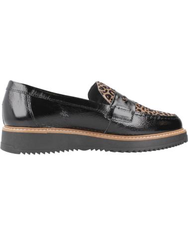 MOCASSINS PITILLOS MODÈLE 10762P NOIR AVEC IMPRIMÉ ANIMAL NEGRO