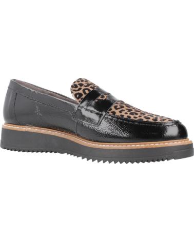 MOCASSINS PITILLOS MODÈLE 10762P NOIR AVEC IMPRIMÉ ANIMAL NEGRO