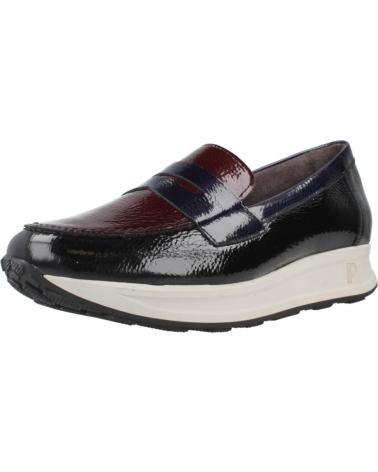 MOCASSINS PITILLOS 10901P DE COURO ENVERNIZADO COM DETALHE BORGONHA NGRPED