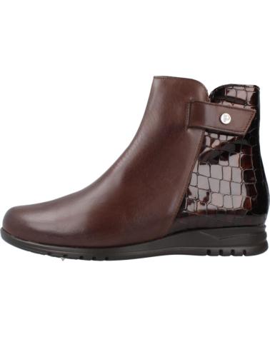 STIVALETTI PITILLOS 20204P MARRONI CON RILIEVO COCCODRILLO MARRON