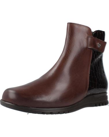 STIVALETTI PITILLOS 20204P MARRONI CON RILIEVO COCCODRILLO MARRON