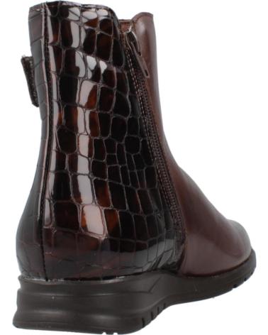 STIVALETTI PITILLOS 20204P MARRONI CON RILIEVO COCCODRILLO MARRON
