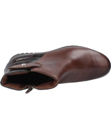 STIVALETTI PITILLOS 20204P MARRONI CON RILIEVO COCCODRILLO MARRON