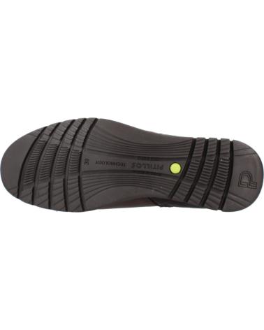STIVALETTI PITILLOS 20204P MARRONI CON RILIEVO COCCODRILLO MARRON