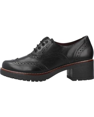 SCARPE STRINGATE PITILLOS MODELLO 20221P NERE CON TACCO BLOCCO NEGRO