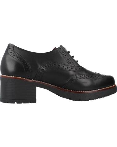 SCARPE STRINGATE PITILLOS MODELLO 20221P NERE CON TACCO BLOCCO NEGRO