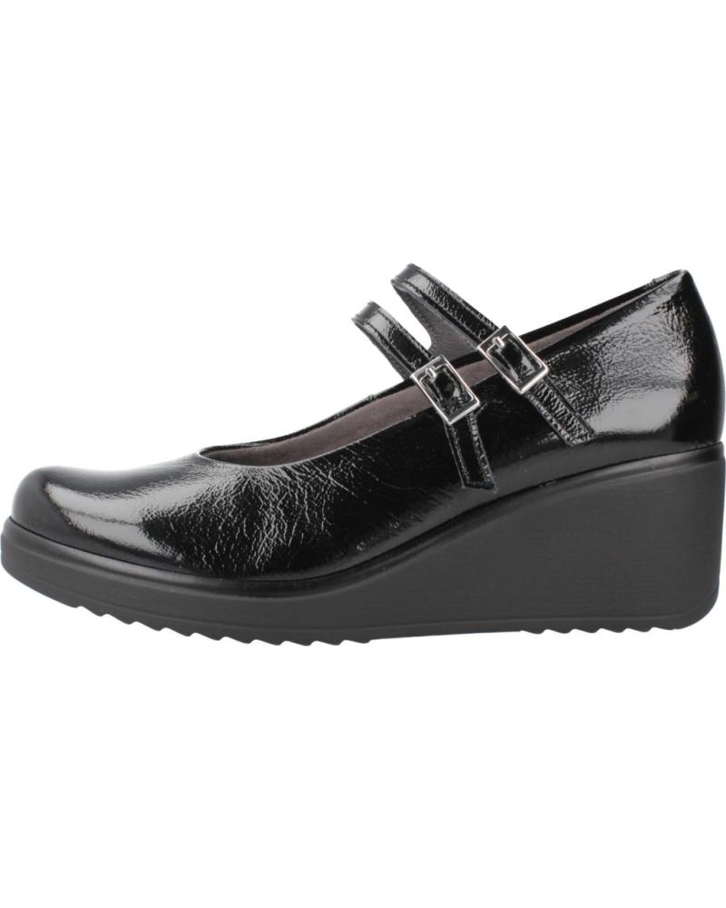 SCARPE MARY JANE PITILLOS MODELLO 20230P NERE CON ZEPPA COMODA NEGRO
