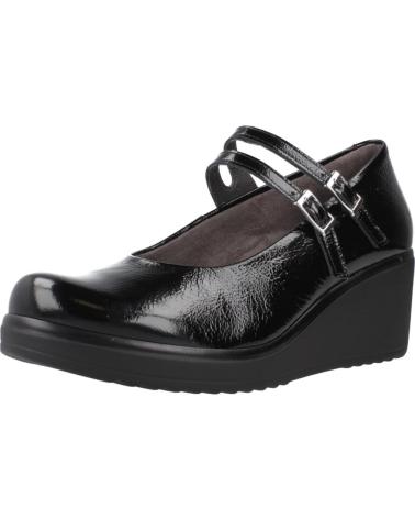 SCARPE MARY JANE PITILLOS MODELLO 20230P NERE CON ZEPPA COMODA NEGRO