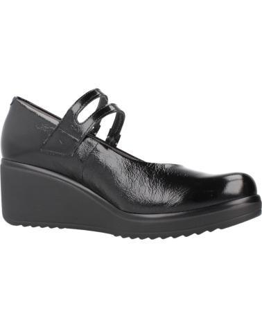 SCARPE MARY JANE PITILLOS MODELLO 20230P NERE CON ZEPPA COMODA NEGRO