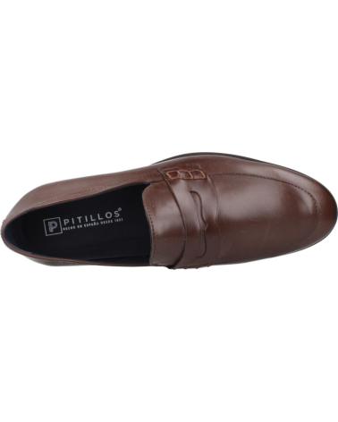 PITILLOS MOCASSINI UOMO MODELLO 40221P MARRONE MARRON