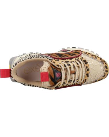 TÊNIS EXE 2025-3ME LEOPARD TAN BLACK ESTAMPA ANIMAL LEOPARD TAN BLACK