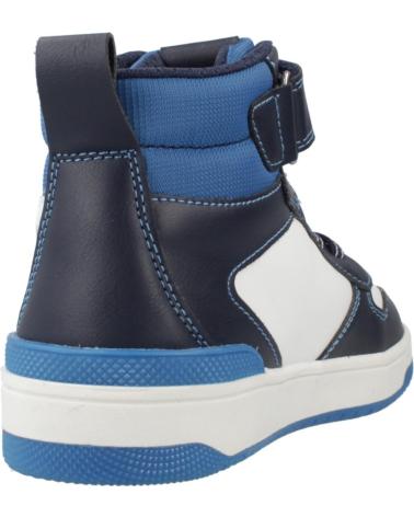 GEOX J WASHIBA BOY C4211 BLUE SNEAKERS WITH SUPERMAN LOGO C4211
