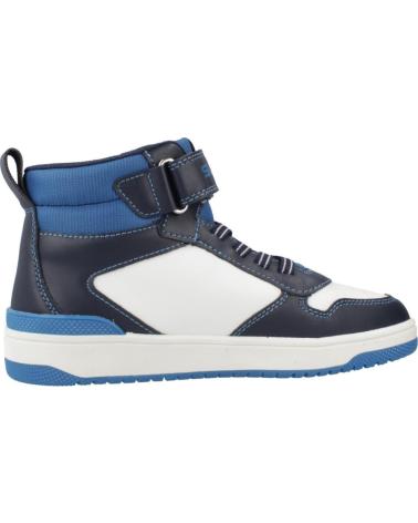 GEOX J WASHIBA BOY C4211 BLUE SNEAKERS WITH SUPERMAN LOGO C4211
