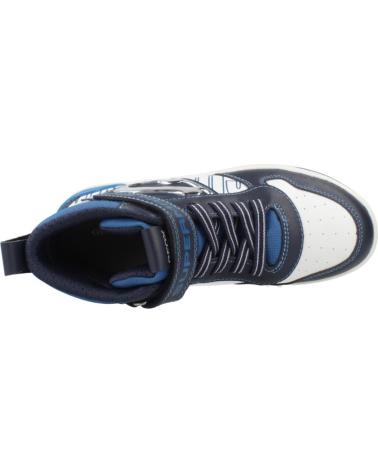 GEOX J WASHIBA BOY C4211 BLUE SNEAKERS WITH SUPERMAN LOGO C4211