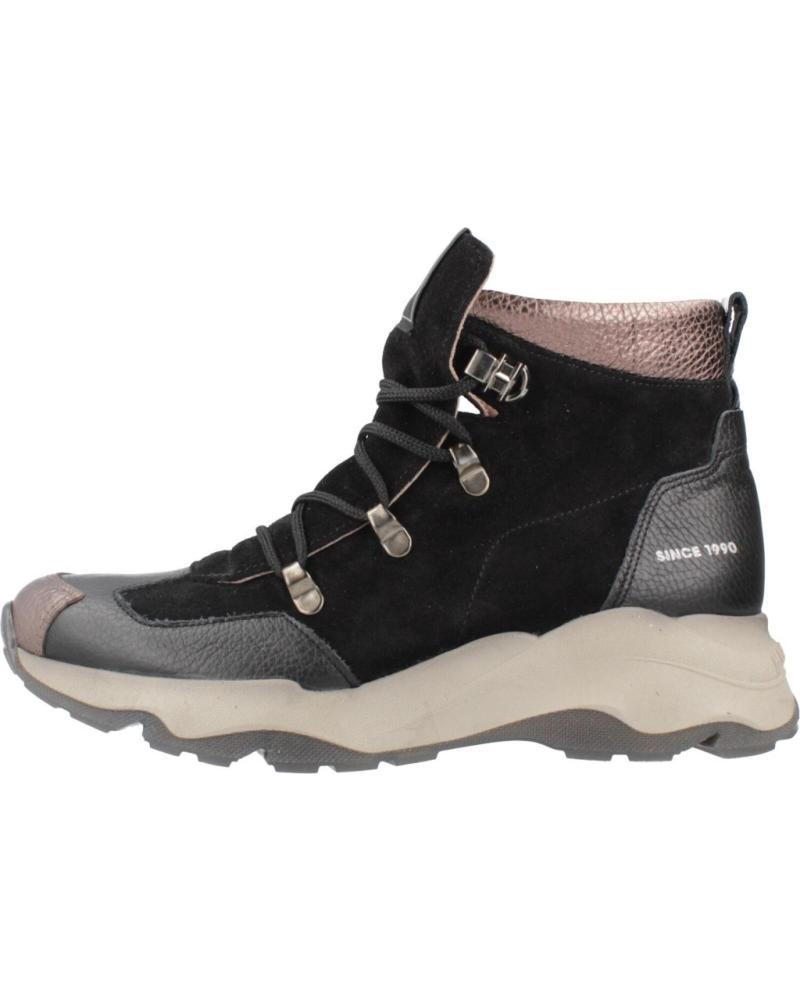 BOTTINES HISPANITAS CHI254323 NOIRES ET TAUPE TOPO