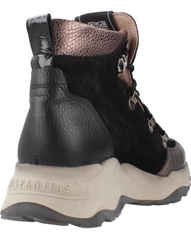 BOTTINES HISPANITAS CHI254323 NOIRES ET TAUPE TOPO