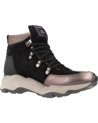 BOTTINES HISPANITAS CHI254323 NOIRES ET TAUPE TOPO