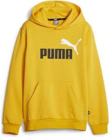 PUMA ESSENTIALS TWO-TONE KAPUZENPULLOVER GELB AMARILLO