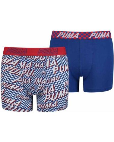 PUMA LOT DE 2 BOXERS BASIC RACE RATS MULTICOLORE MULTICOLOR