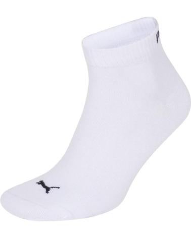 PUMA PACK 3 CALCETINES UNISEX CUARTER BLANCO