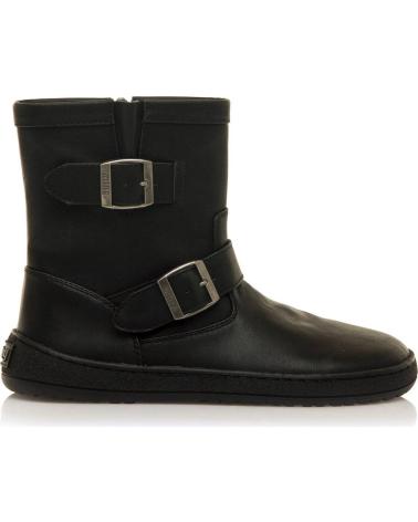 BOTA CURTA MTNG 55296 BIKER PRETA COM FIVELAS NEGRO
