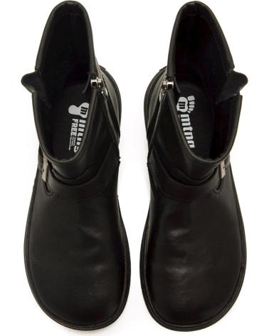 BOTA CURTA MTNG 55296 BIKER PRETA COM FIVELAS NEGRO