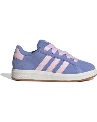ADIDAS GRAND COURT 00S K I25 ADZPJI2528BD - LAVANDA BLU CON STRISCE ROSA AZUL