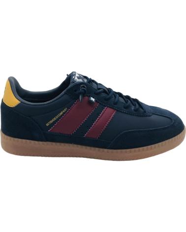 TÊNIS CASUAL XTI 144151 AZUL MARINHO COM DETALHES VERMELHOS E AMARELOS NAVY