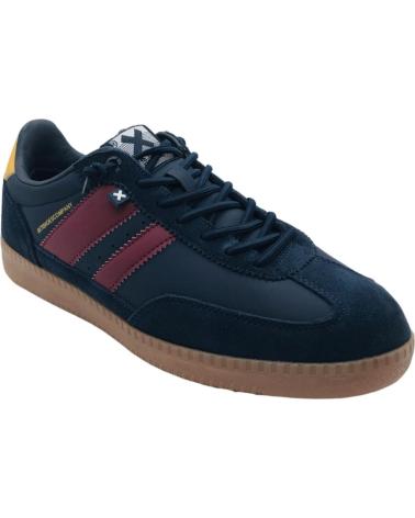 TÊNIS CASUAL XTI 144151 AZUL MARINHO COM DETALHES VERMELHOS E AMARELOS NAVY