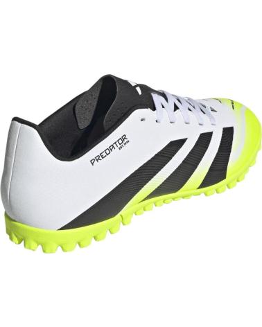 ADIDAS PREDATOR F25 FLUOR ADZTMF2554AD WHITE TURF FOOTBALL BOOT BLANCO
