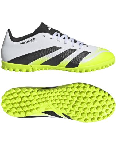 ADIDAS PREDATOR F25 FLUOR ADZTMF2554AD WHITE TURF FOOTBALL BOOT BLANCO