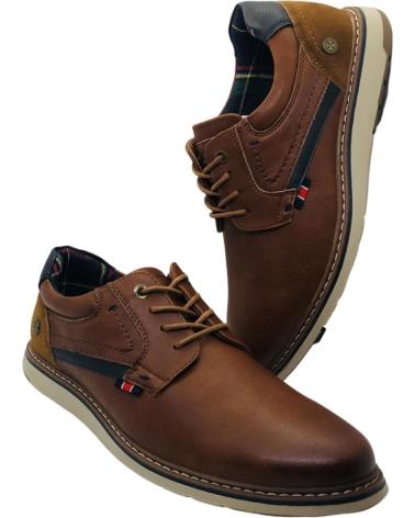 XTI 144511: FREIZEIT-SCHNÜRSCHUH IN CAMEL CAMEL