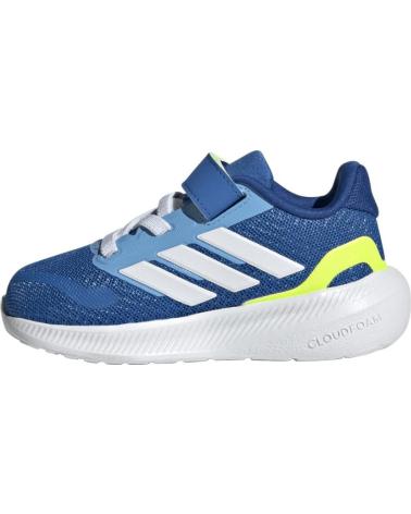 SCARPE ADIDAS RUNFALCON 5 EL I PER NEONATO - BLU, BIANCO E VERDE (JQ5667) NAN