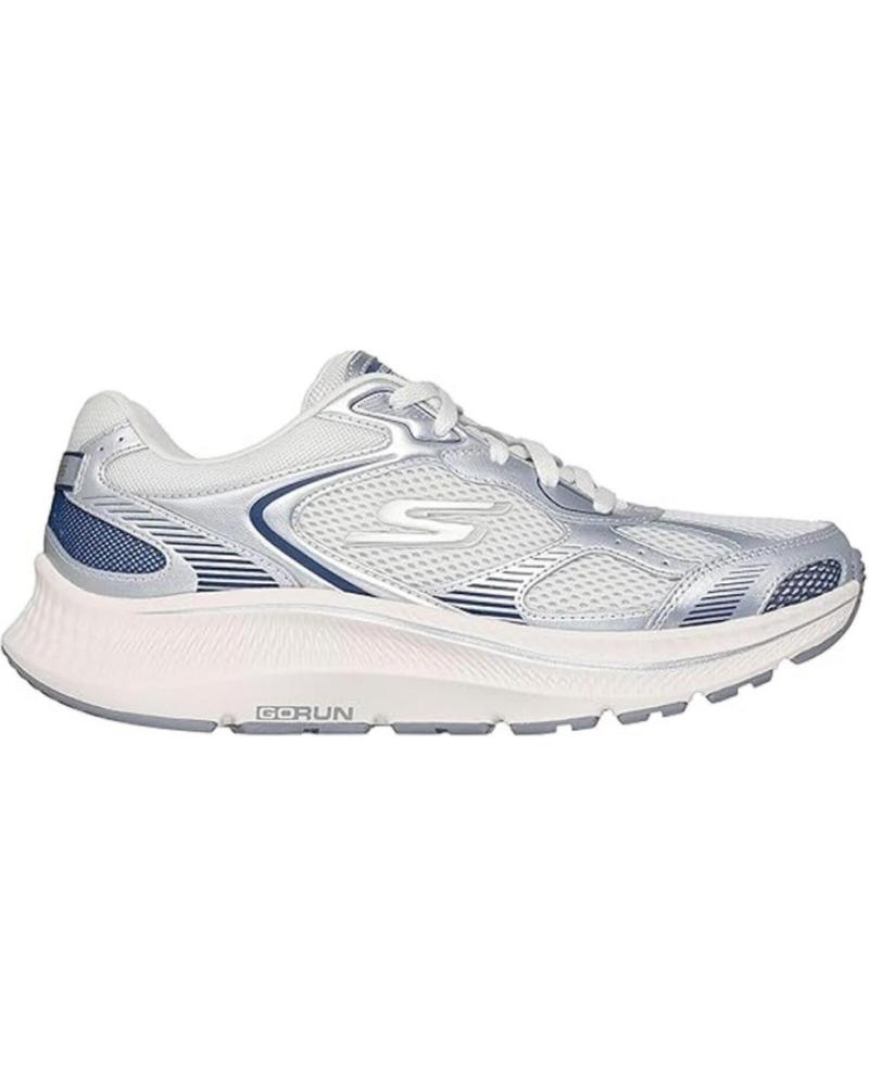 SKECHERS GO RUN CONSISTENT 2.0 VOLT - DAMEN LAUFSCHUHE SILBER PLATEADO