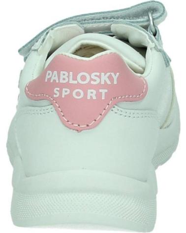PABLOSKY 278107 - WEISS-ROSA SPORTSCHUHE MIT KLETTVERSCHLUSS BLANCO-ROSA
