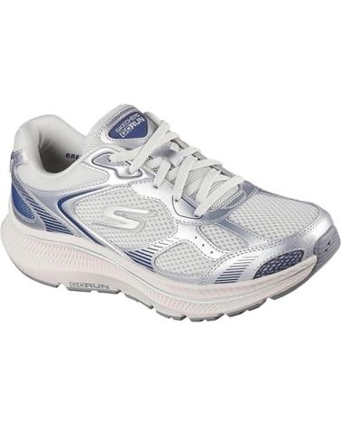 SKECHERS GO RUN CONSISTENT 2.0 VOLT - DAMEN LAUFSCHUHE SILBER PLATEADO
