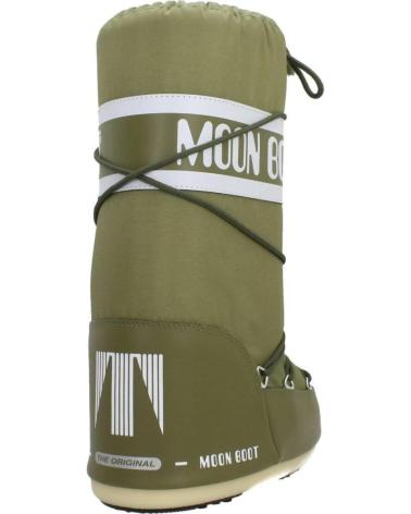 MOON BOOT ICON NYLON 14004400 083 KHAKI GREEN BOOTS KHAKI
