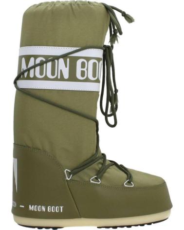 MOON BOOT ICON NYLON 14004400 083 KHAKI GREEN BOOTS KHAKI