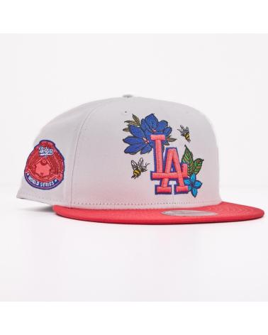 NEW ERA MLB FLORAL 9FIFTY LOS DODGERS KAPPE WEISS WHITE