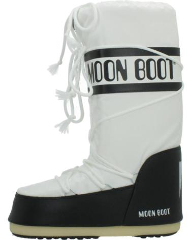 MOON BOOT ICON NYLON BLKWTE - WHITE SNOW BOOTS BLKWTE