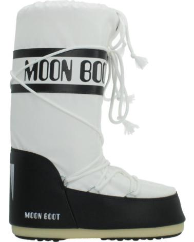 MOON BOOT ICON NYLON BLKWTE - WHITE SNOW BOOTS BLKWTE
