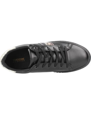 GEOX D CLAUDIN C9999 - BASKETS URBAINES NOIRES C9999