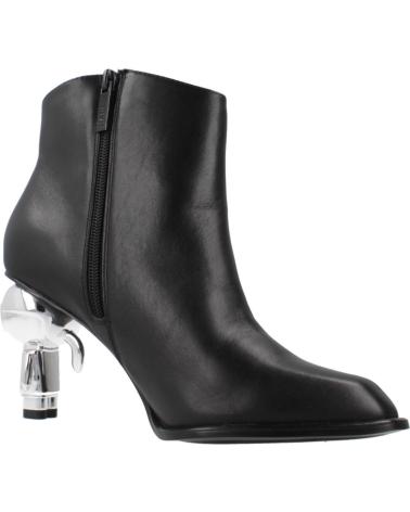 KARL LAGERFELD BOTINES MUJER MODELO HEEL SHORT ZIP BOOT COLOR NEGRO 000 BLA 000 BLACK