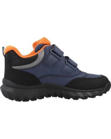 GEOX SIMBYOS BOY B ABX C0057 SNEAKERS DARK BLUE AND ORANGE C0057