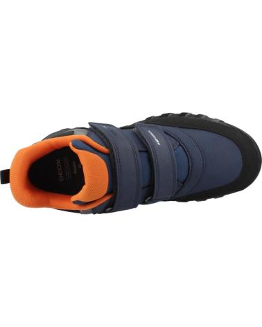 GEOX SIMBYOS BOY B ABX C0057 SNEAKERS DARK BLUE AND ORANGE C0057