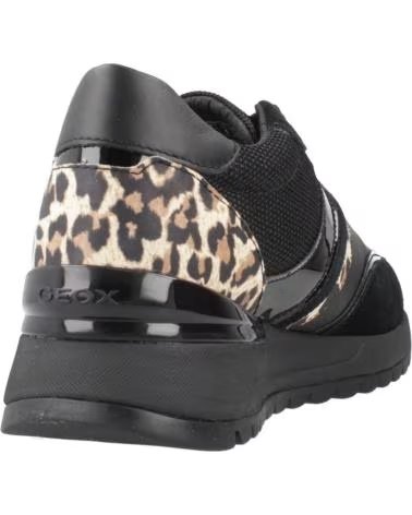 BASKETS GEOX D DESYA A SCAM NAPPA D3500A02285 C0513 NOIR NEGRO